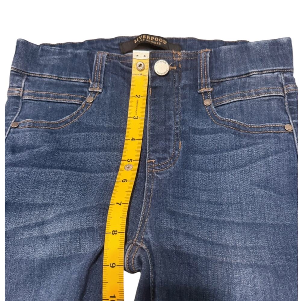 LiverPool los Angeles The crop flare Jeans size 25 - Picture 9 of 10